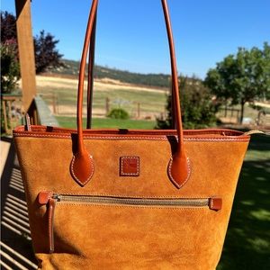 Dooney and Bourke Suede Shoulder Bag